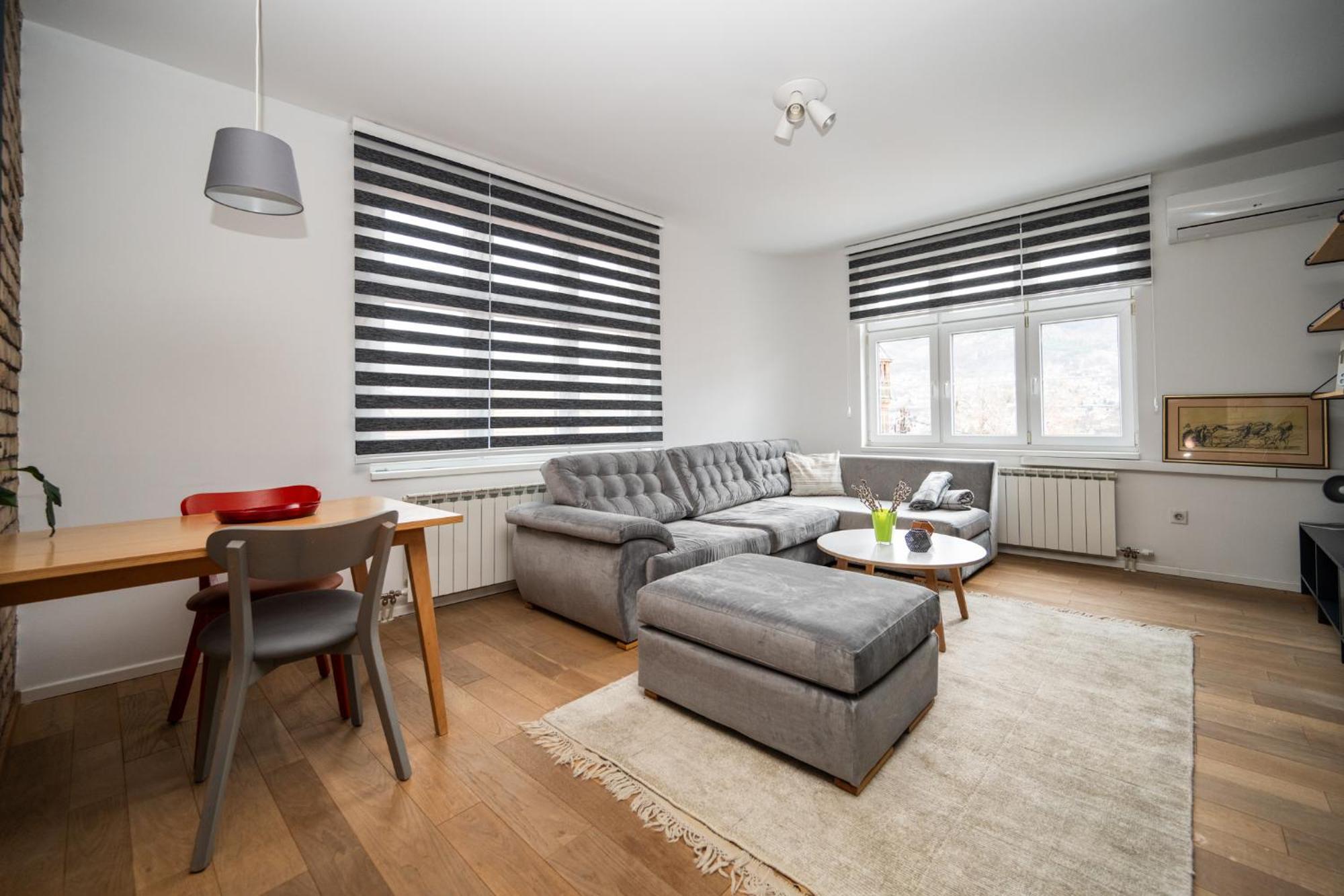 Design 1Bdr Apartment With City View Sarajevo Exterior foto